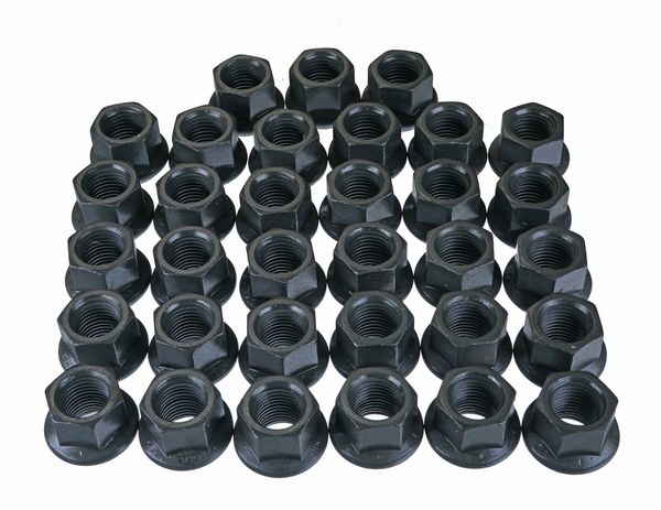 Lug Nut Black   Set of  33 for 712  6x6