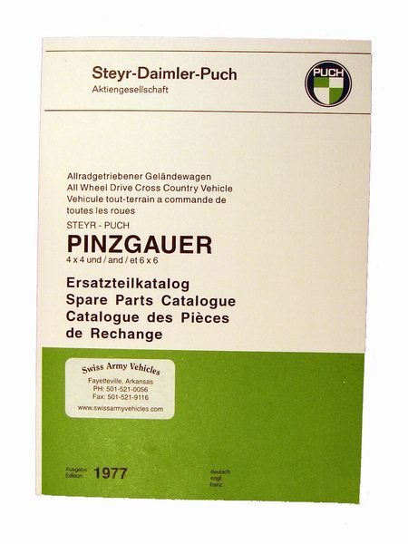 Parts Book Pinzgauer English/Ger/Fren