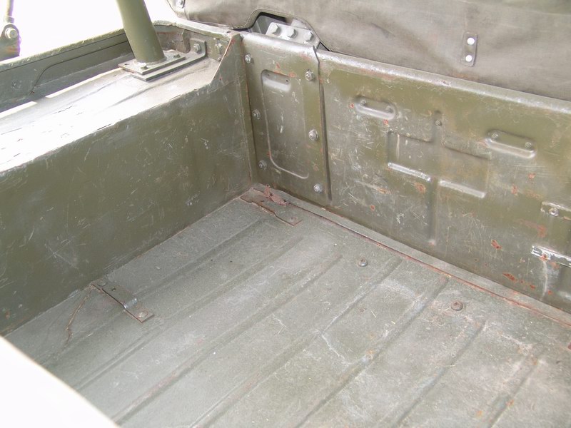 All original Swiss Army Jeep Tailgate, with soft  ..