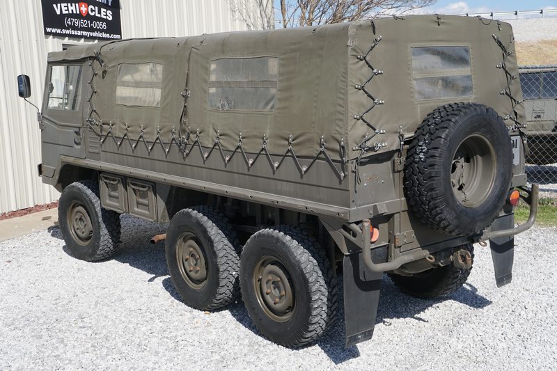 This is an original Swiss Army Troop Carrier 
Good ..