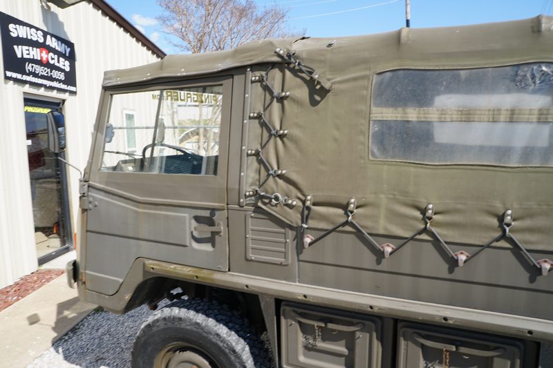 This is an original Swiss Army Troop Carrier 
Good ..