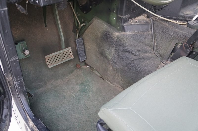 This Humvee was original from the US Military but  ..