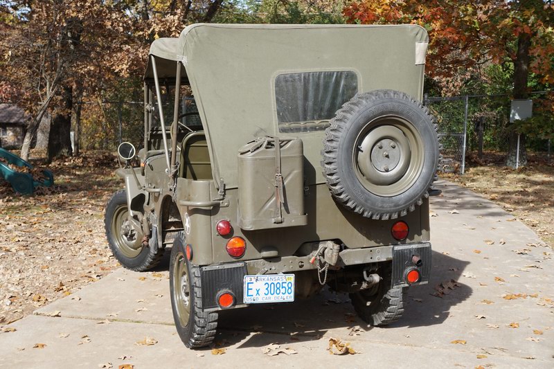 This is an original Swiss Army Willys Jeep.  Good  ..